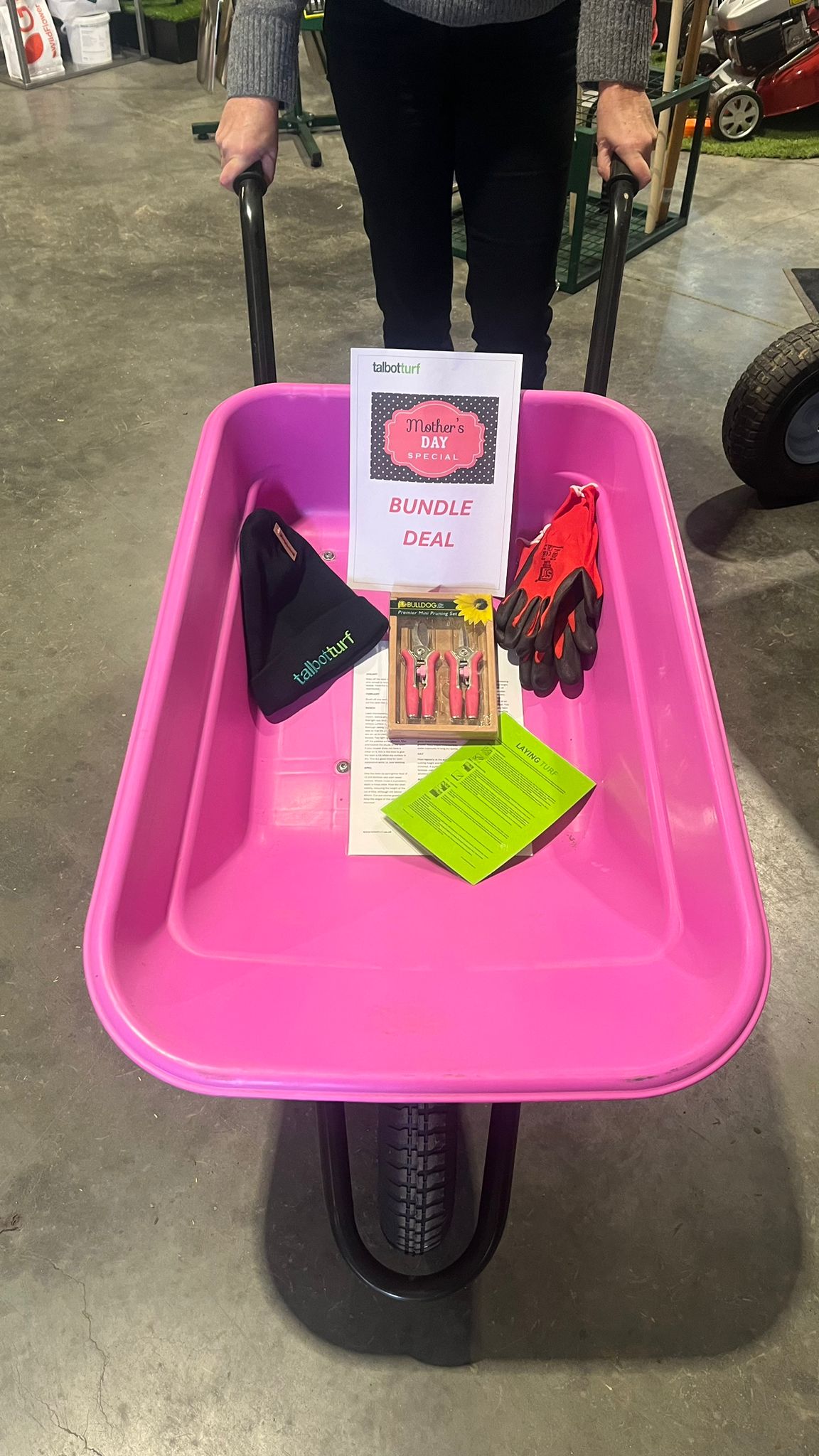 SPRING WHEELBARROW SPECIAL (Comes in a box)